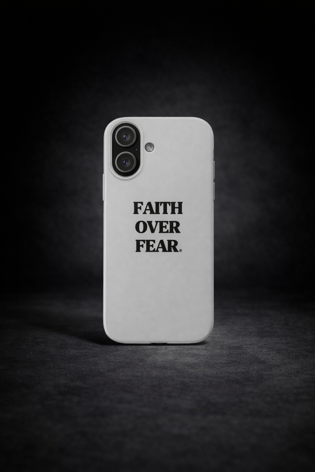 Faith Over Fear Handyhülle –Silikon Case
