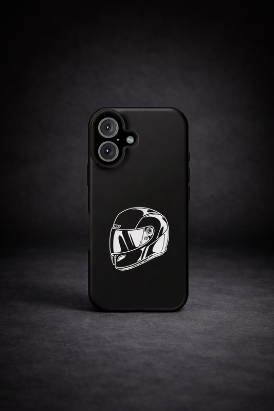Motorrad Helm Minimal Handyhülle