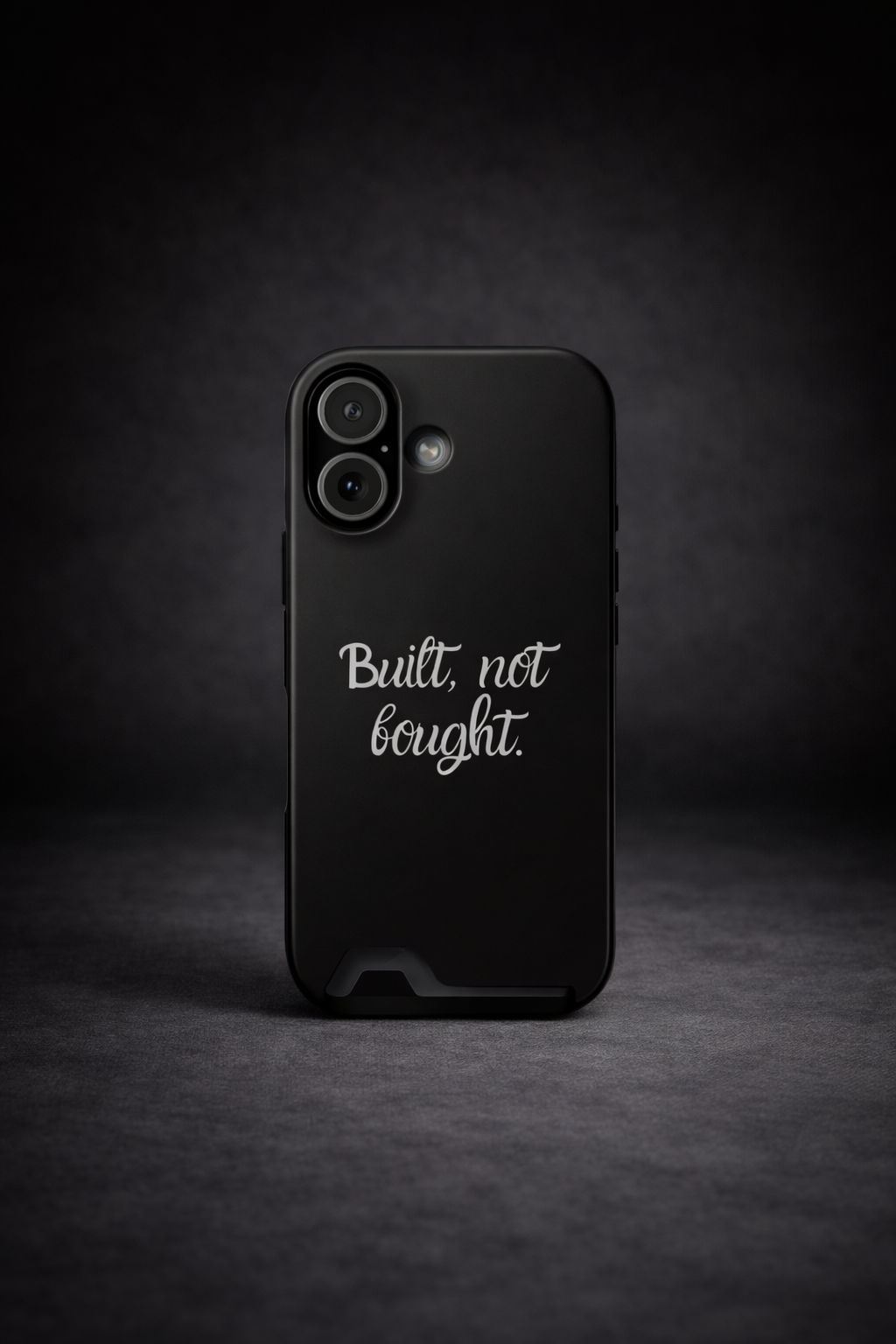Built Not Bought Handyhülle mit Kartenfach