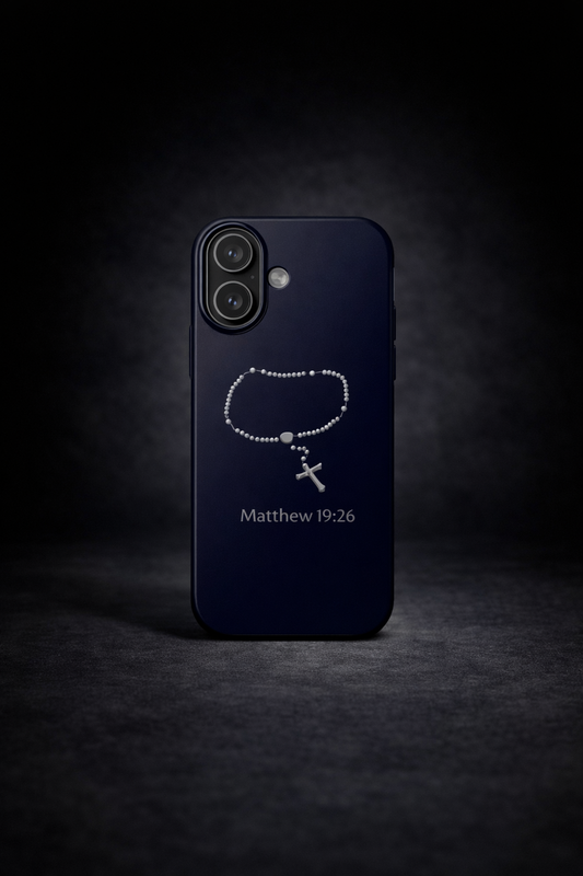 Matthew 19:26 Handyhülle –  Silikon Case